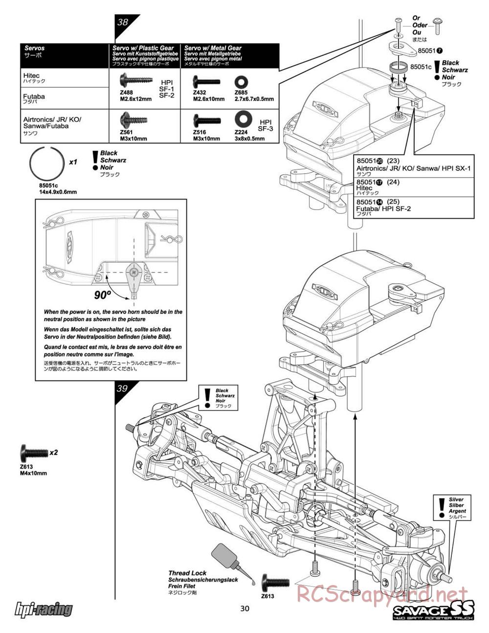 HPI - Savage SS - Manual - Page 30