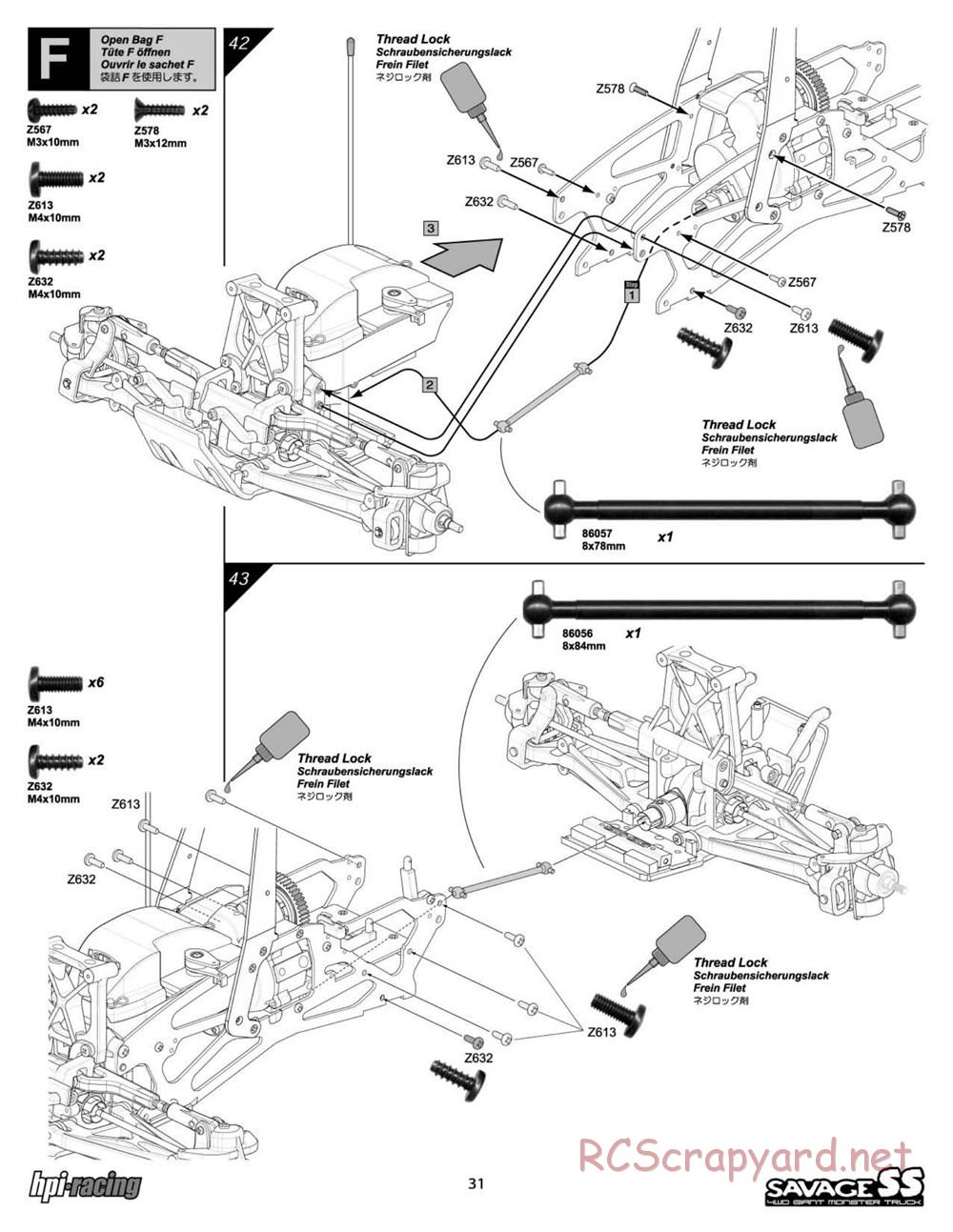 HPI - Savage SS - Manual - Page 31