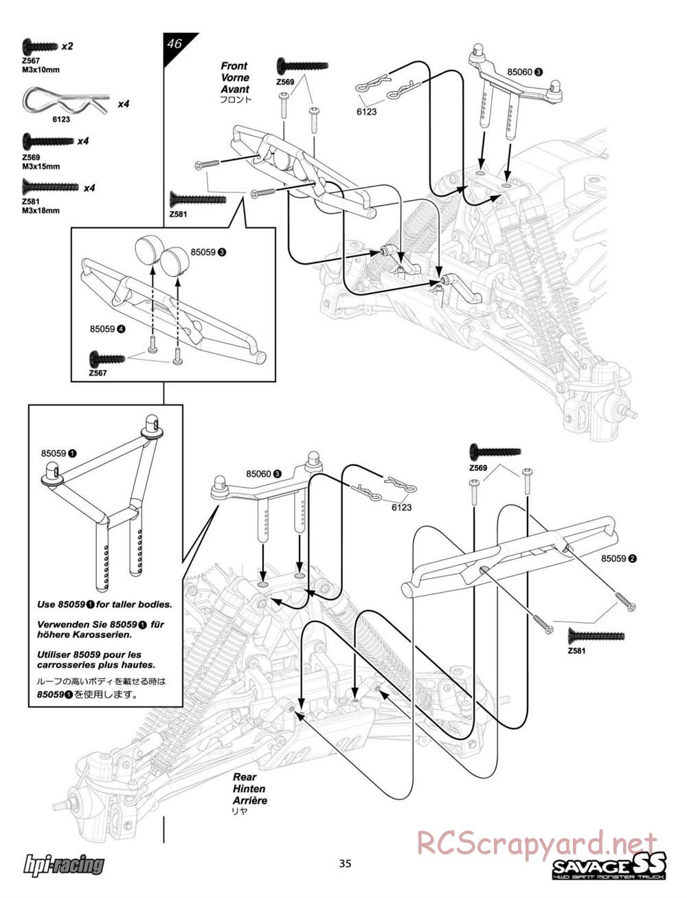 HPI - Savage SS - Manual - Page 35