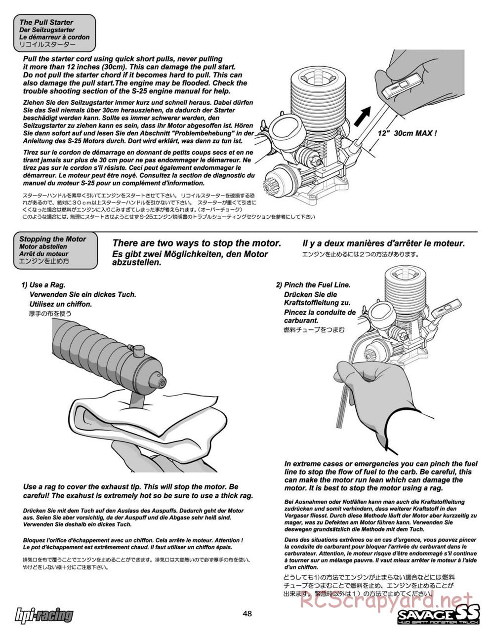 HPI - Savage SS - Manual - Page 48