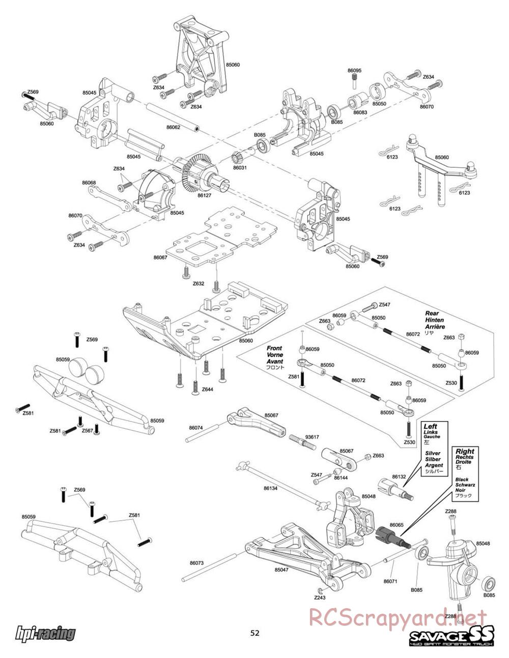 HPI - Savage SS - Exploded View - Page 52