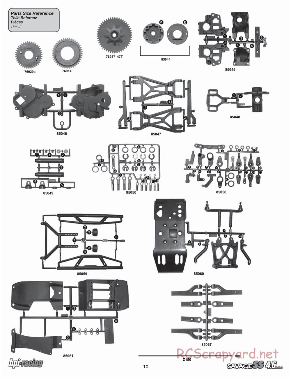 HPI - Savage SS 4.6 - Manual - Page 10