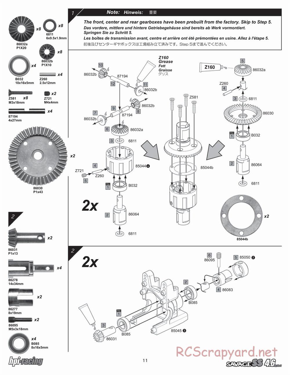 HPI - Savage SS 4.6 - Manual - Page 11