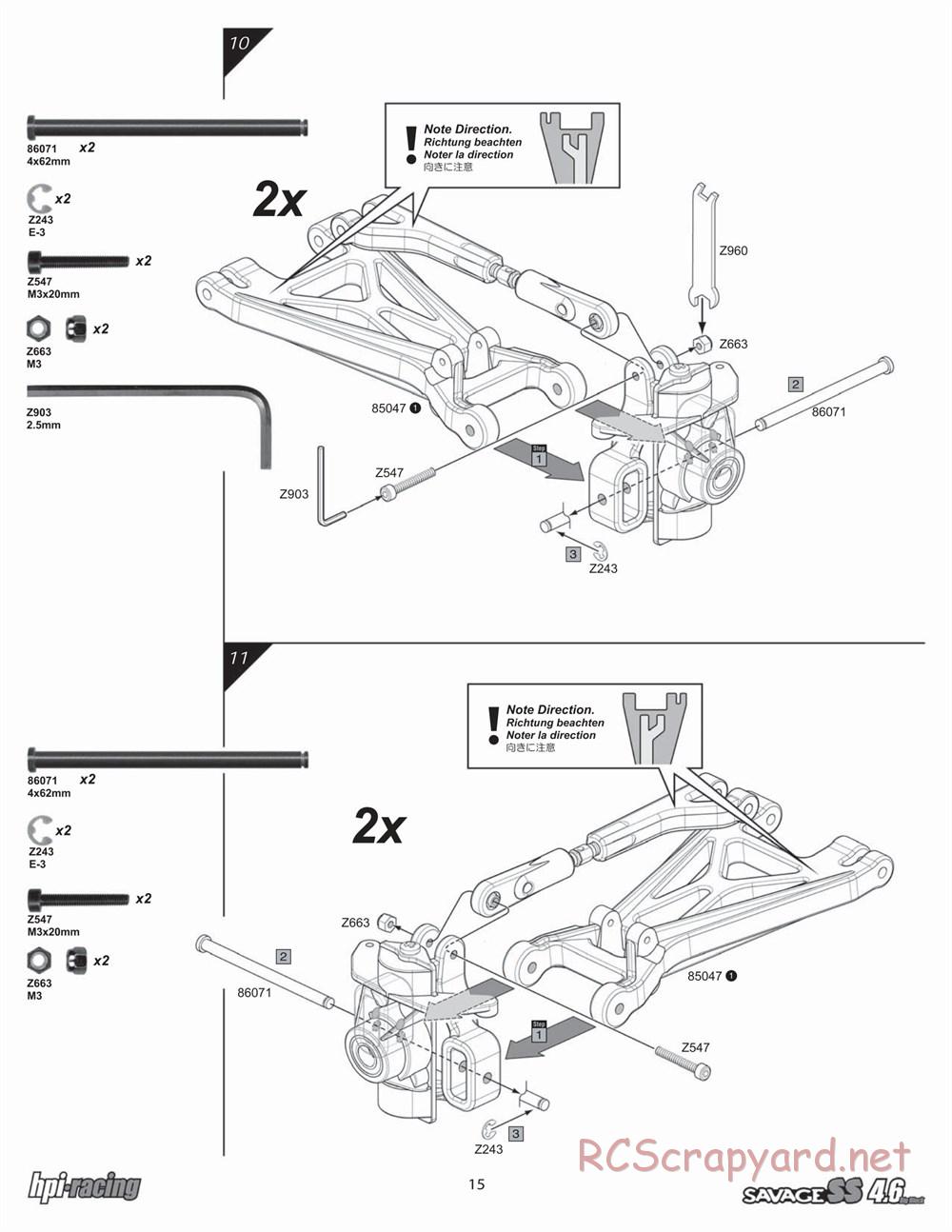 HPI - Savage SS 4.6 - Manual - Page 15