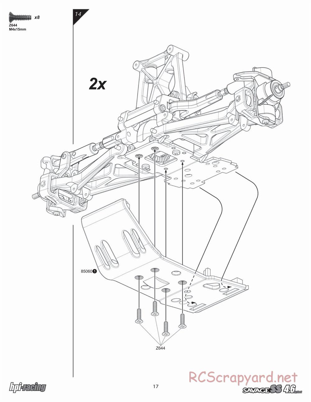 HPI - Savage SS 4.6 - Manual - Page 17