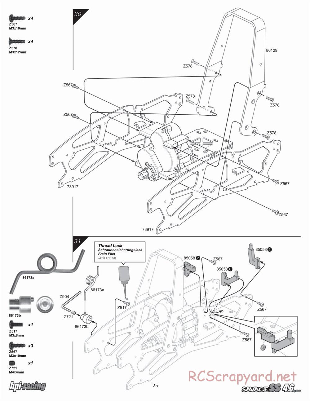 HPI - Savage SS 4.6 - Manual - Page 25