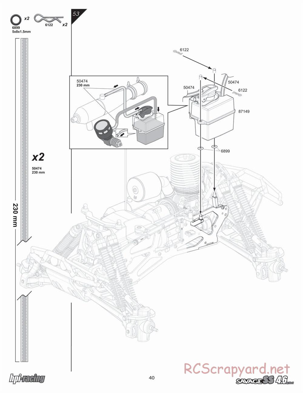 HPI - Savage SS 4.6 - Manual - Page 40