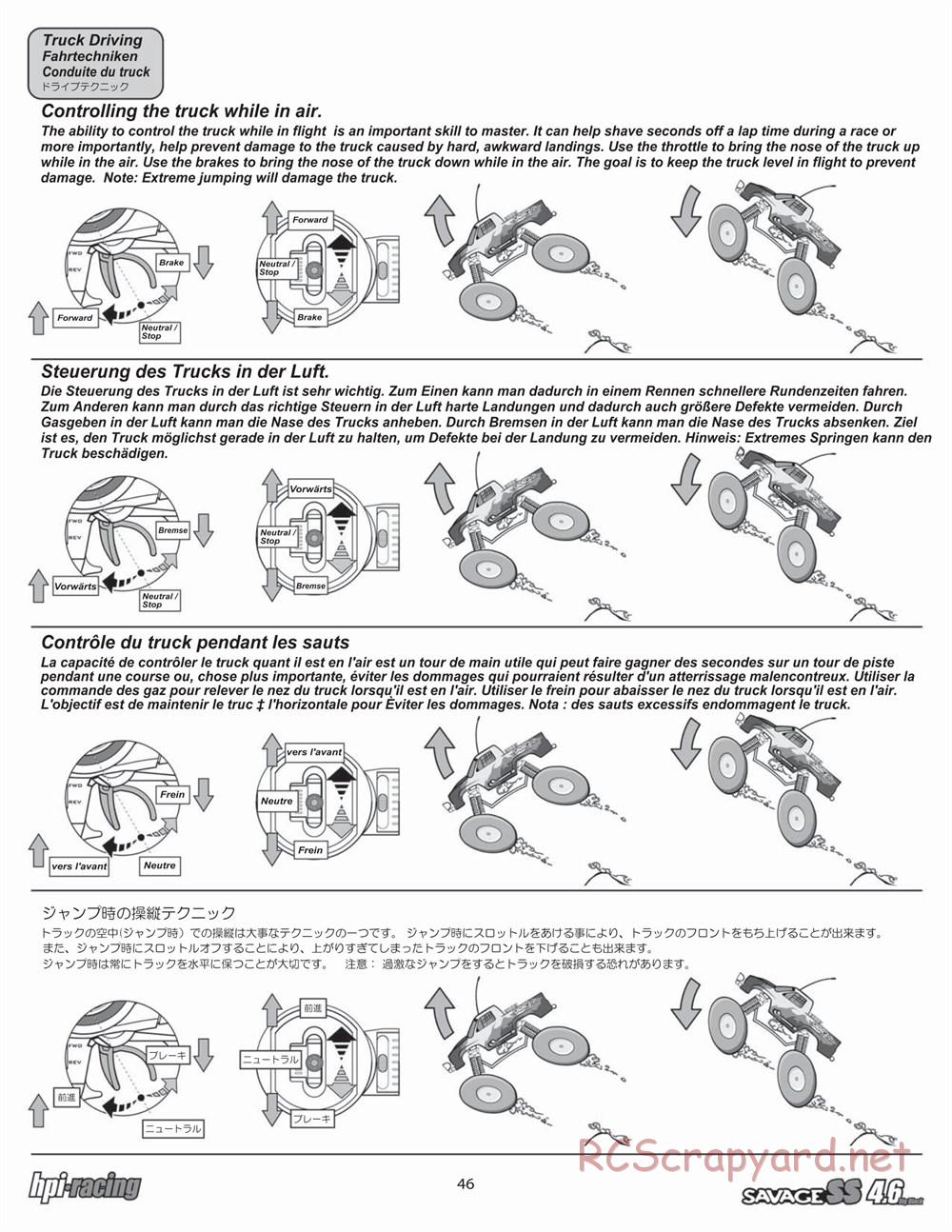 HPI - Savage SS 4.6 - Manual - Page 46