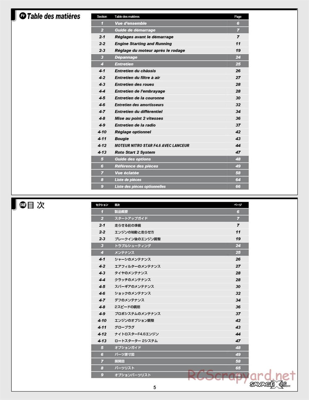 HPI - Savage X 4.6 - Manual - Page 5