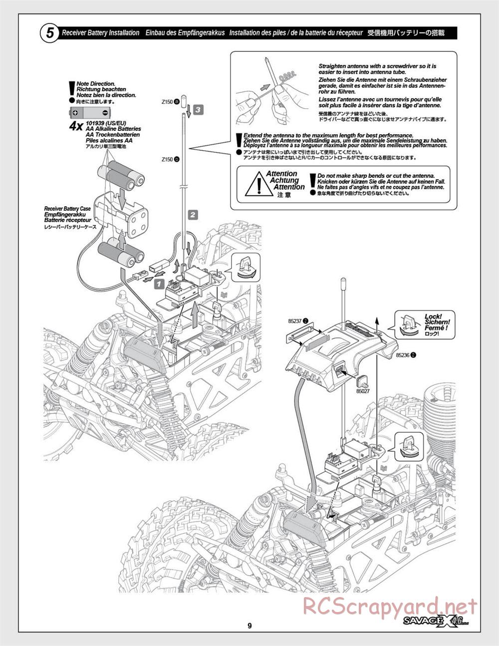 HPI - Savage X 4.6 - Manual - Page 9