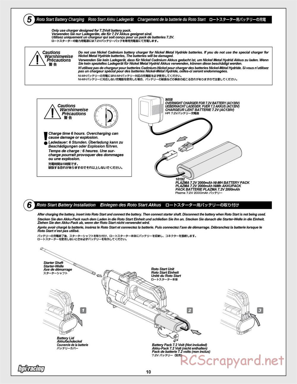 HPI - Savage X 4.6 - Manual - Page 10