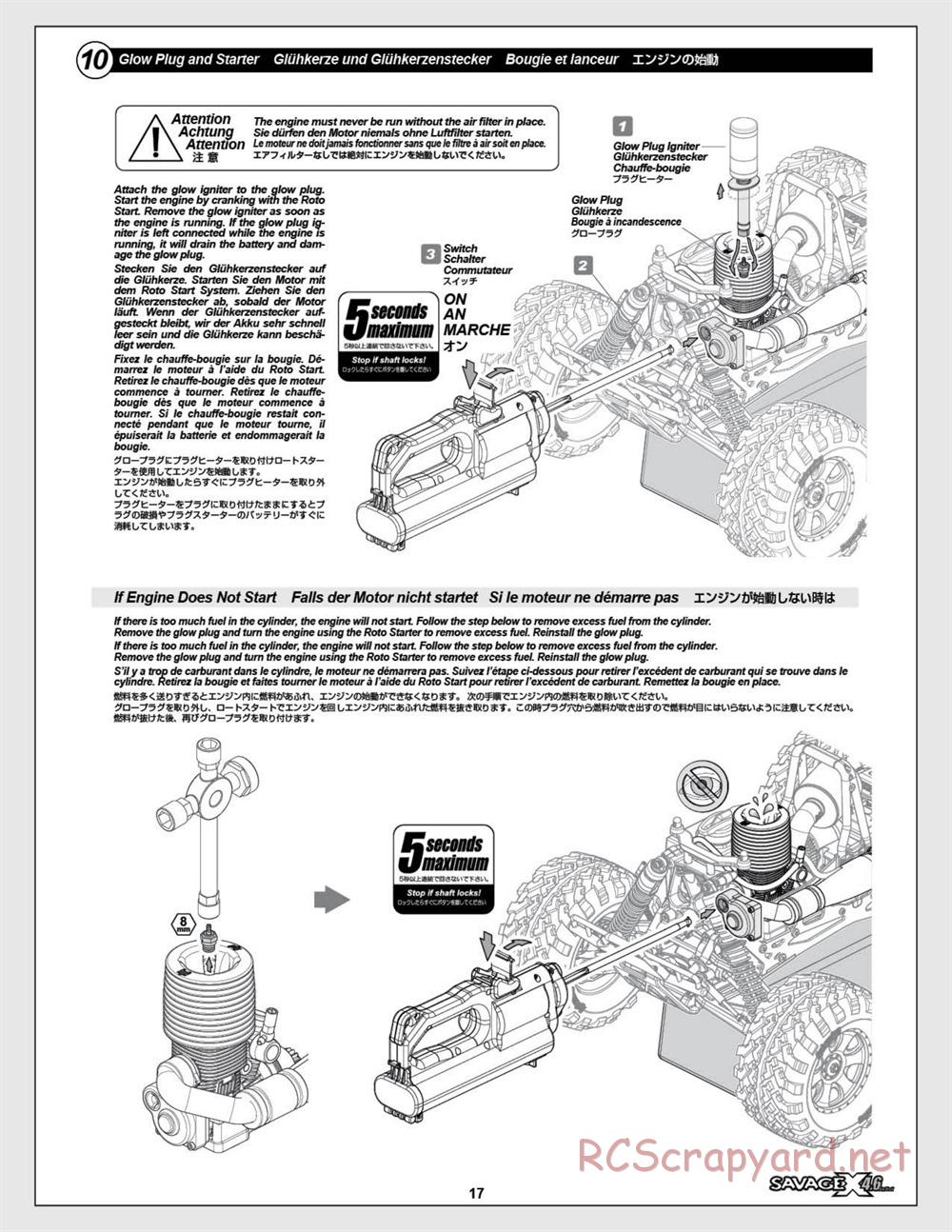 HPI - Savage X 4.6 - Manual - Page 17