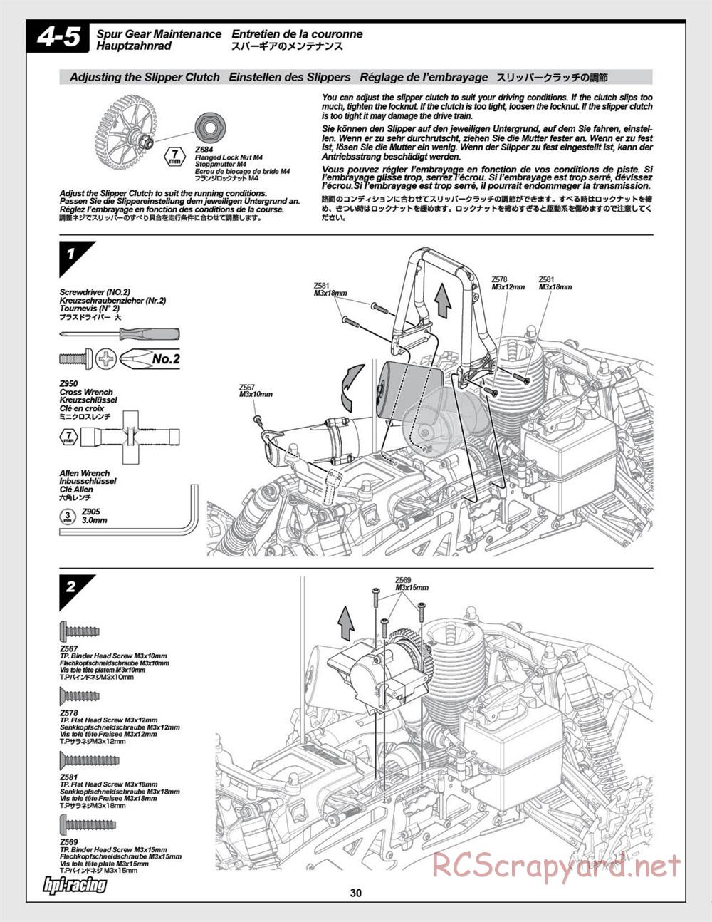 HPI - Savage X 4.6 - Manual - Page 30