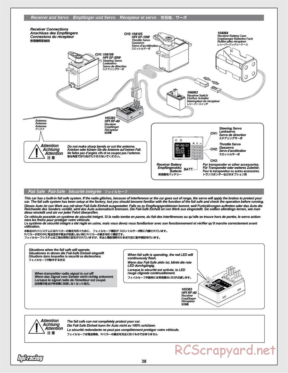 HPI - Savage X 4.6 - Manual - Page 38