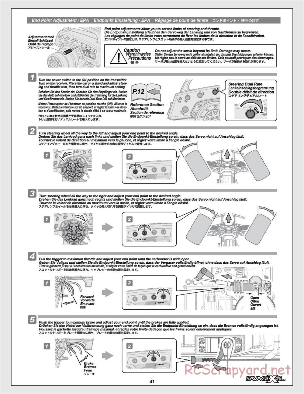 HPI - Savage X 4.6 - Manual - Page 41