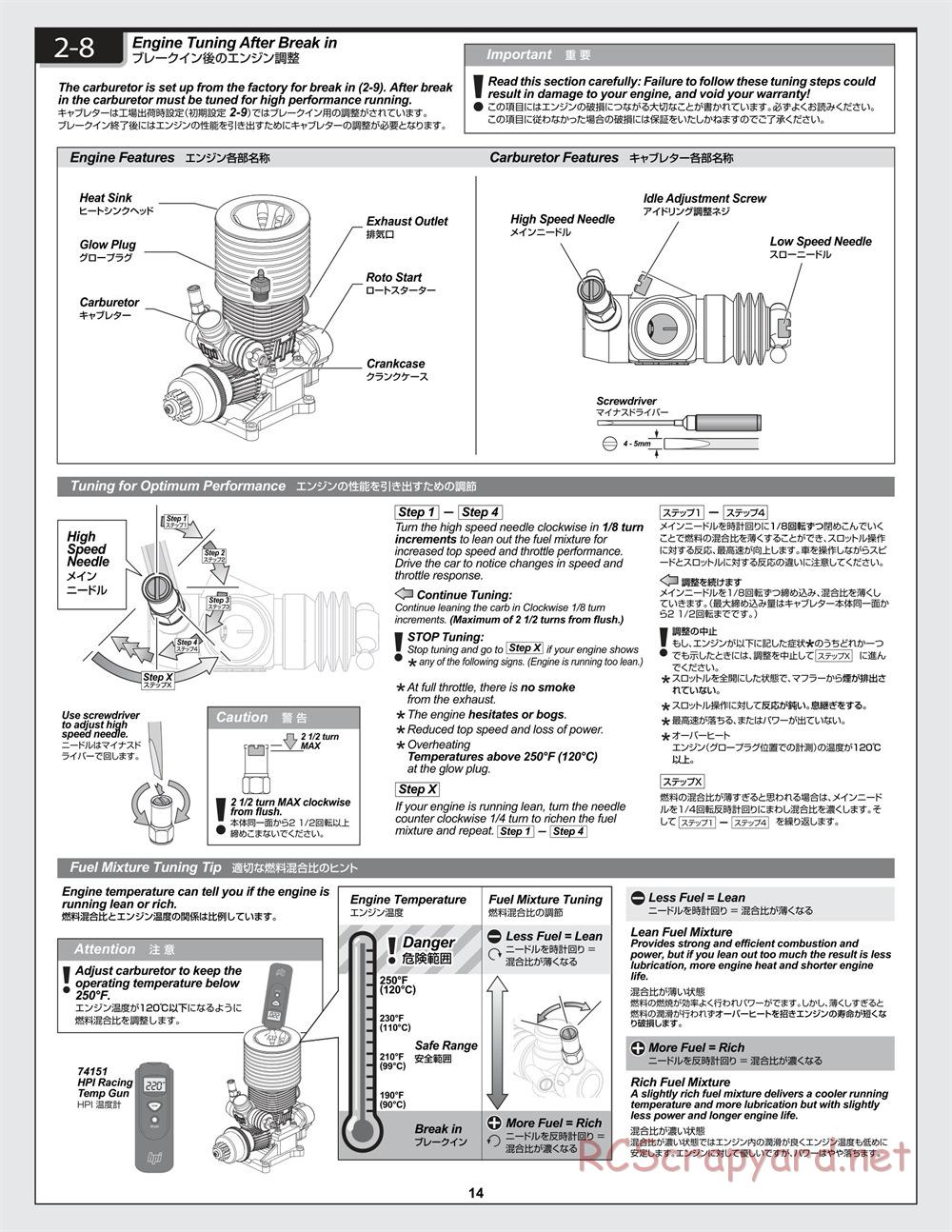 HPI - Savage-X 4.6 - Manual - Page 14