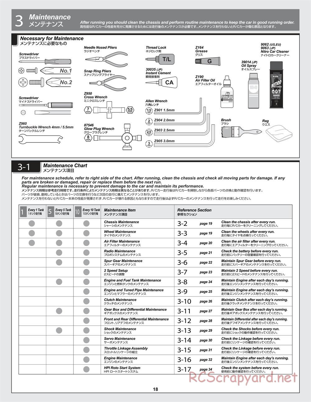 HPI - Savage-X 4.6 - Manual - Page 18