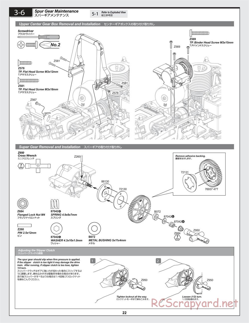 HPI - Savage-X 4.6 - Manual - Page 22