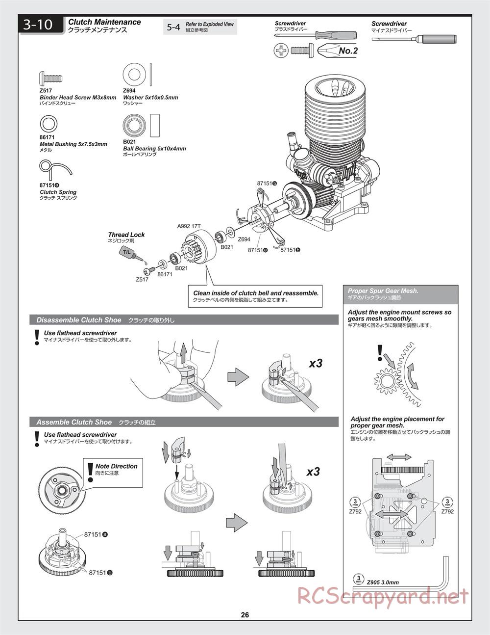 HPI - Savage-X 4.6 - Manual - Page 26