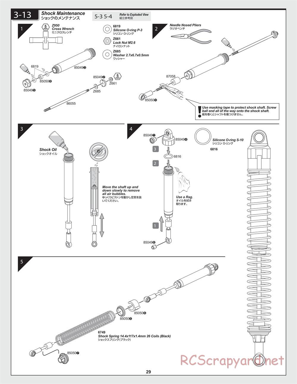 HPI - Savage-X 4.6 - Manual - Page 29