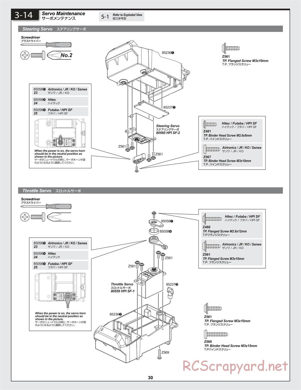 HPI - Savage-X 4.6 - Manual - Page 30