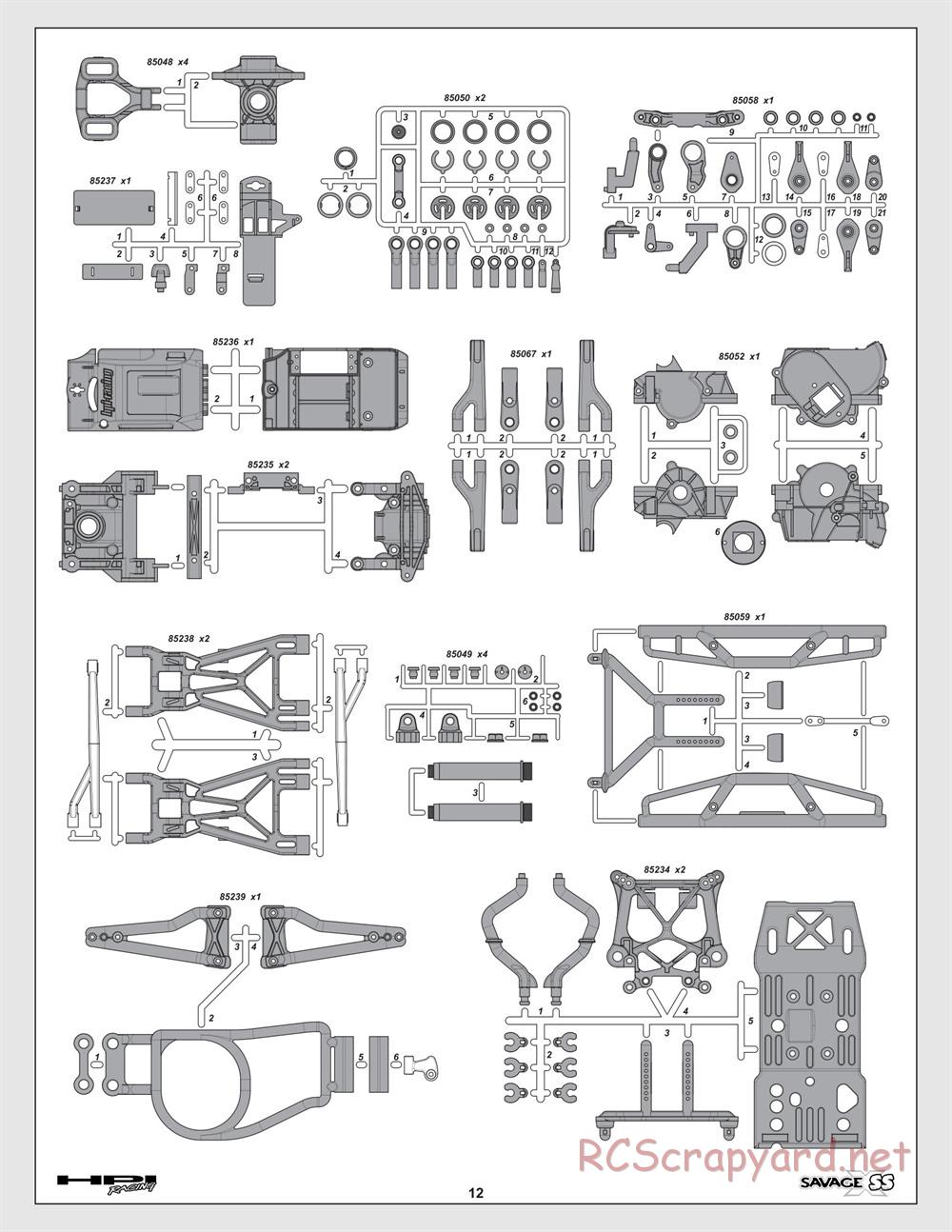 HPI - Savage-X SS - Manual - Page 12