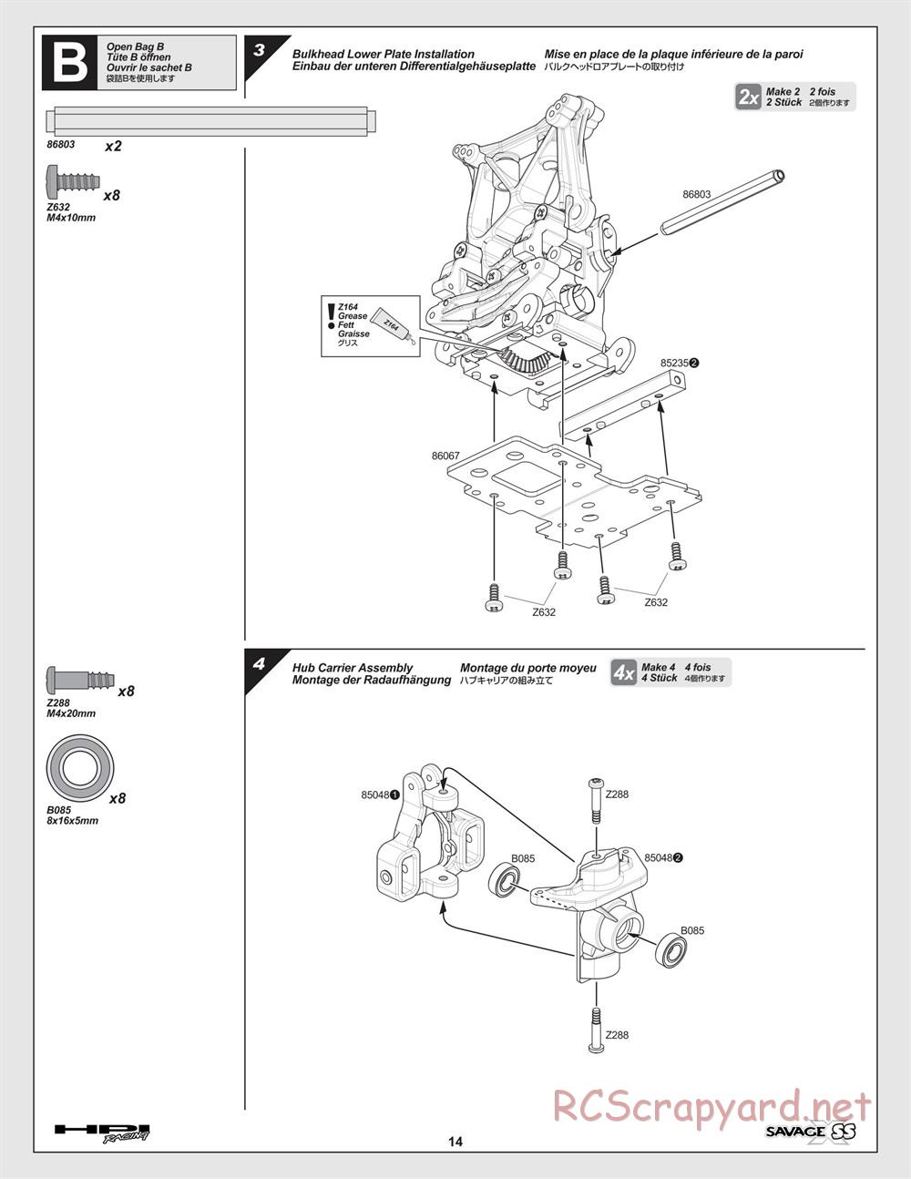 HPI - Savage-X SS - Manual - Page 14