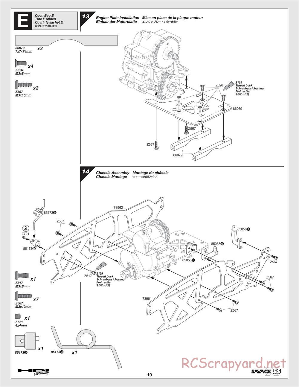 HPI - Savage-X SS - Manual - Page 19