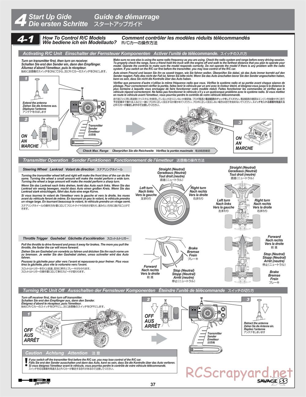 HPI - Savage-X SS - Manual - Page 37