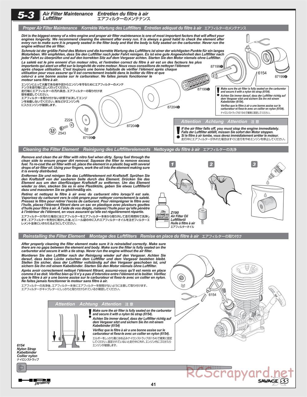 HPI - Savage-X SS - Manual - Page 41