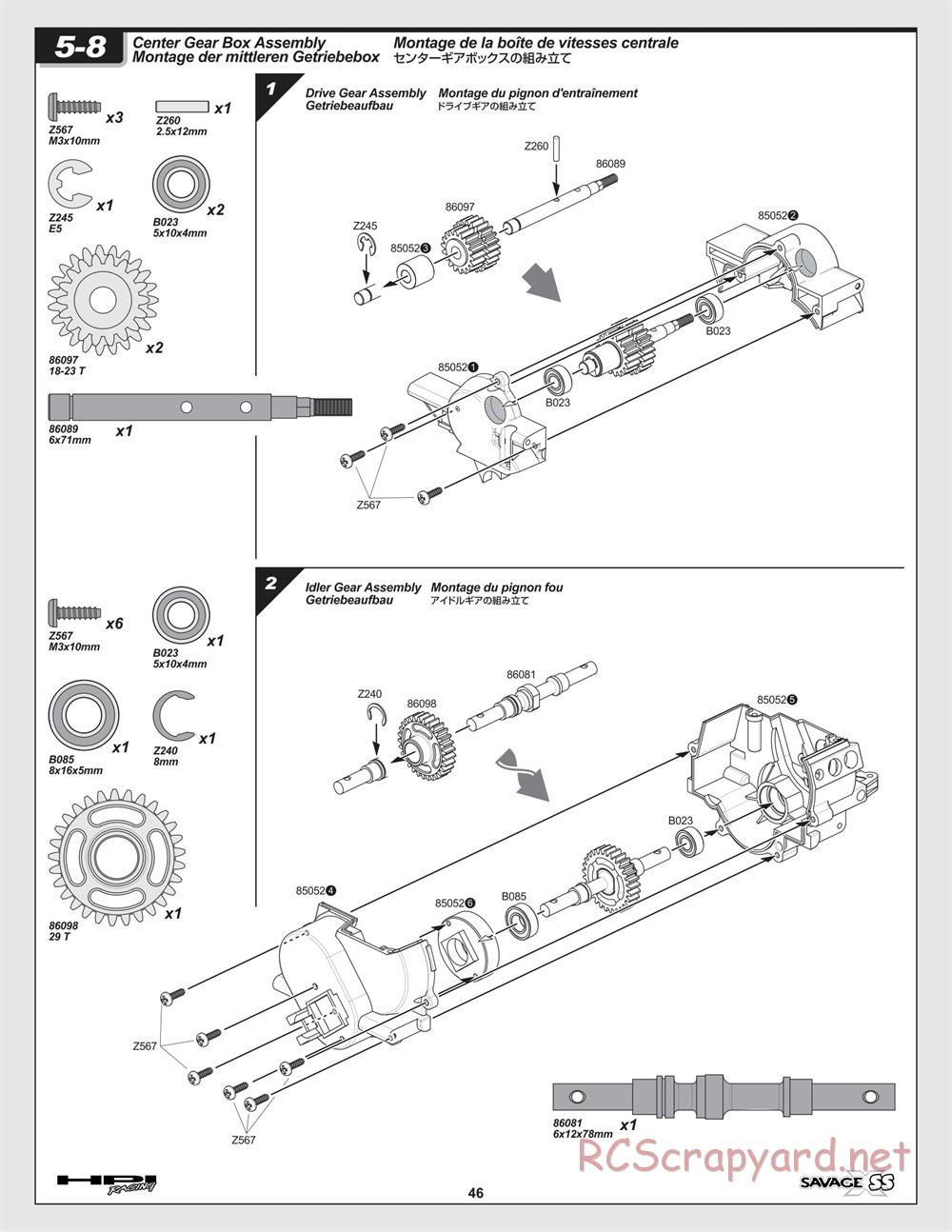 HPI - Savage-X SS - Manual - Page 46