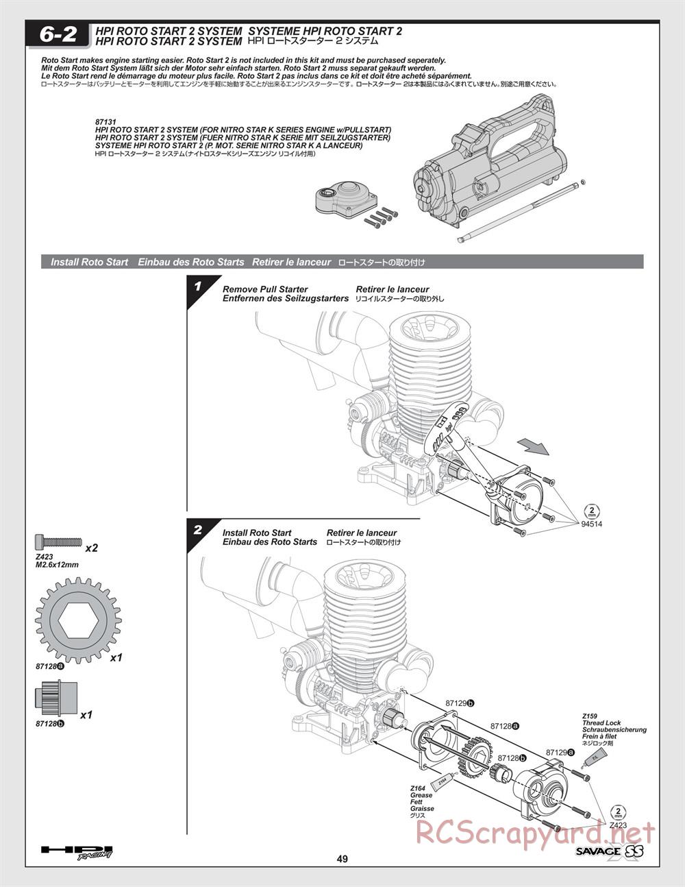 HPI - Savage-X SS - Manual - Page 49