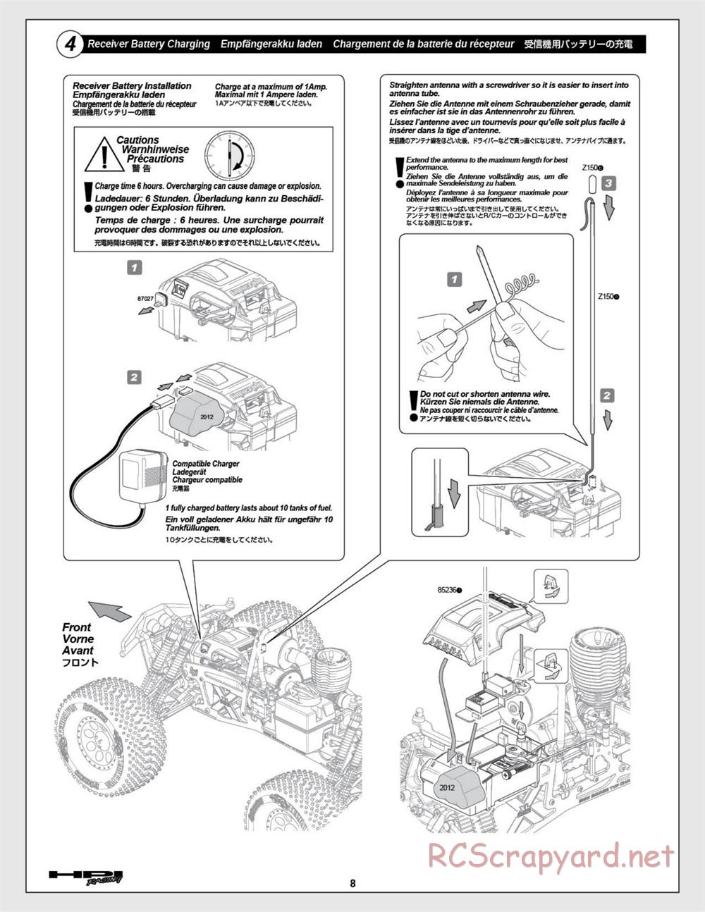 HPI - Savage XL 5.9 - Manual - Page 8