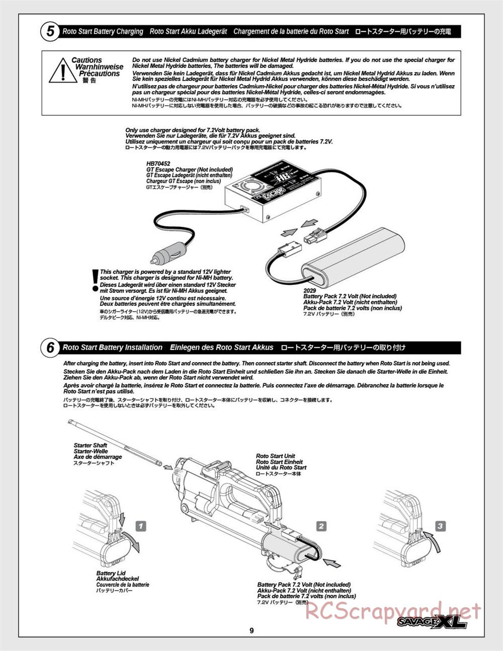 HPI - Savage XL 5.9 - Manual - Page 9