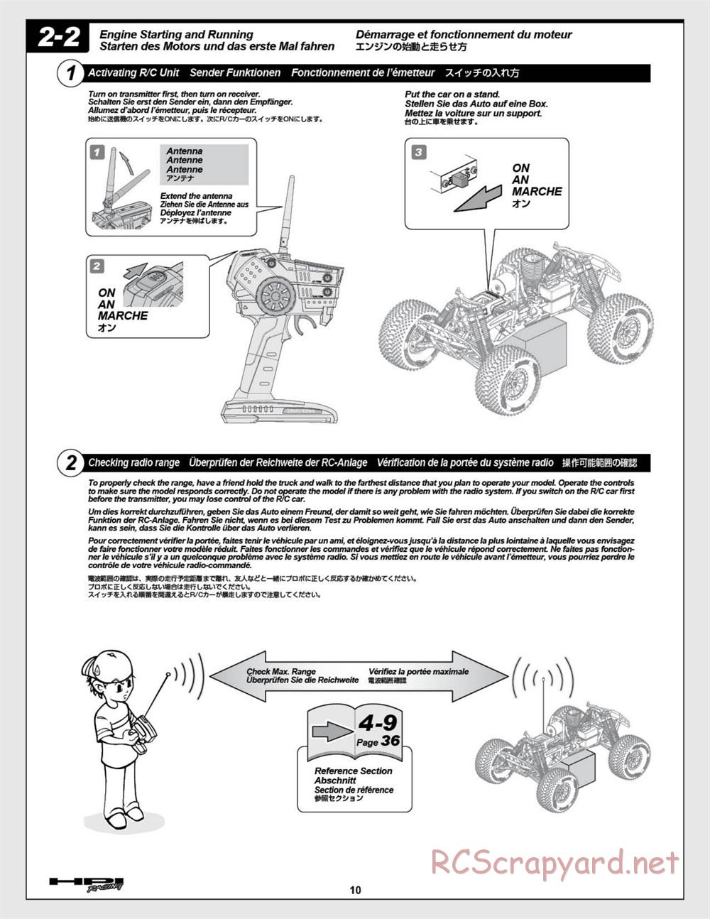 HPI - Savage XL 5.9 - Manual - Page 10