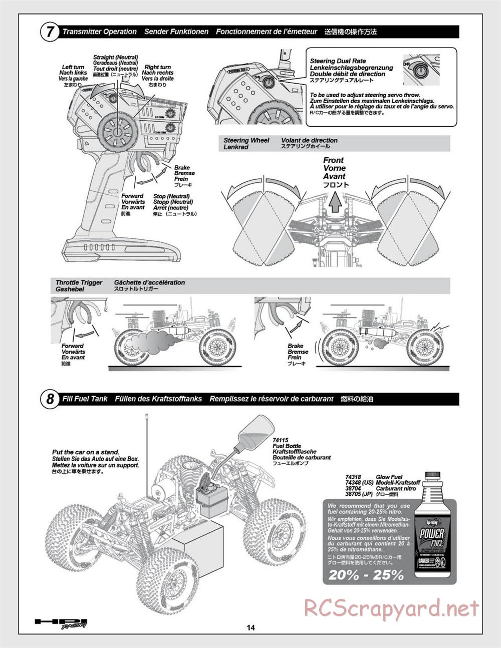 HPI - Savage XL 5.9 - Manual - Page 14