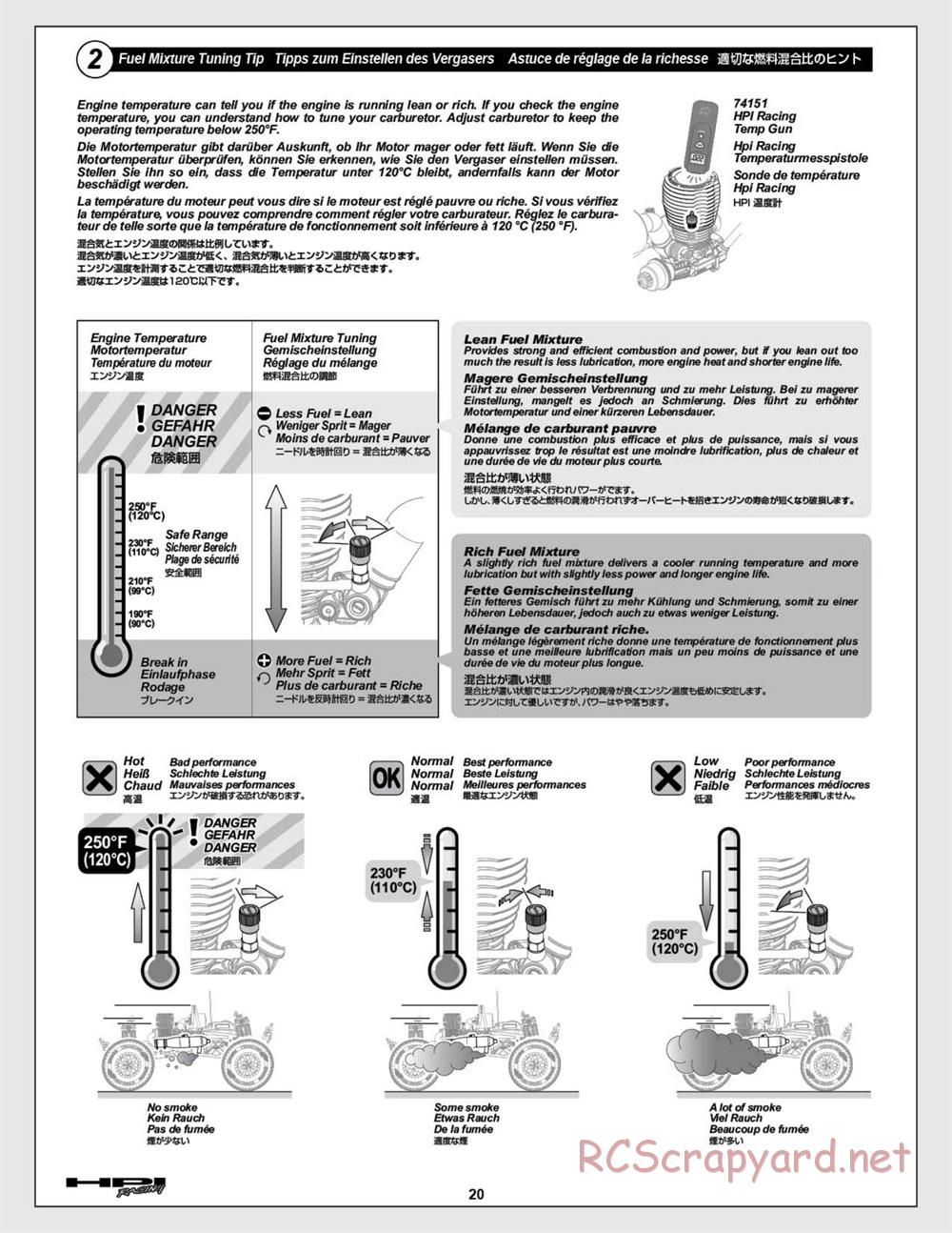 HPI - Savage XL 5.9 - Manual - Page 20