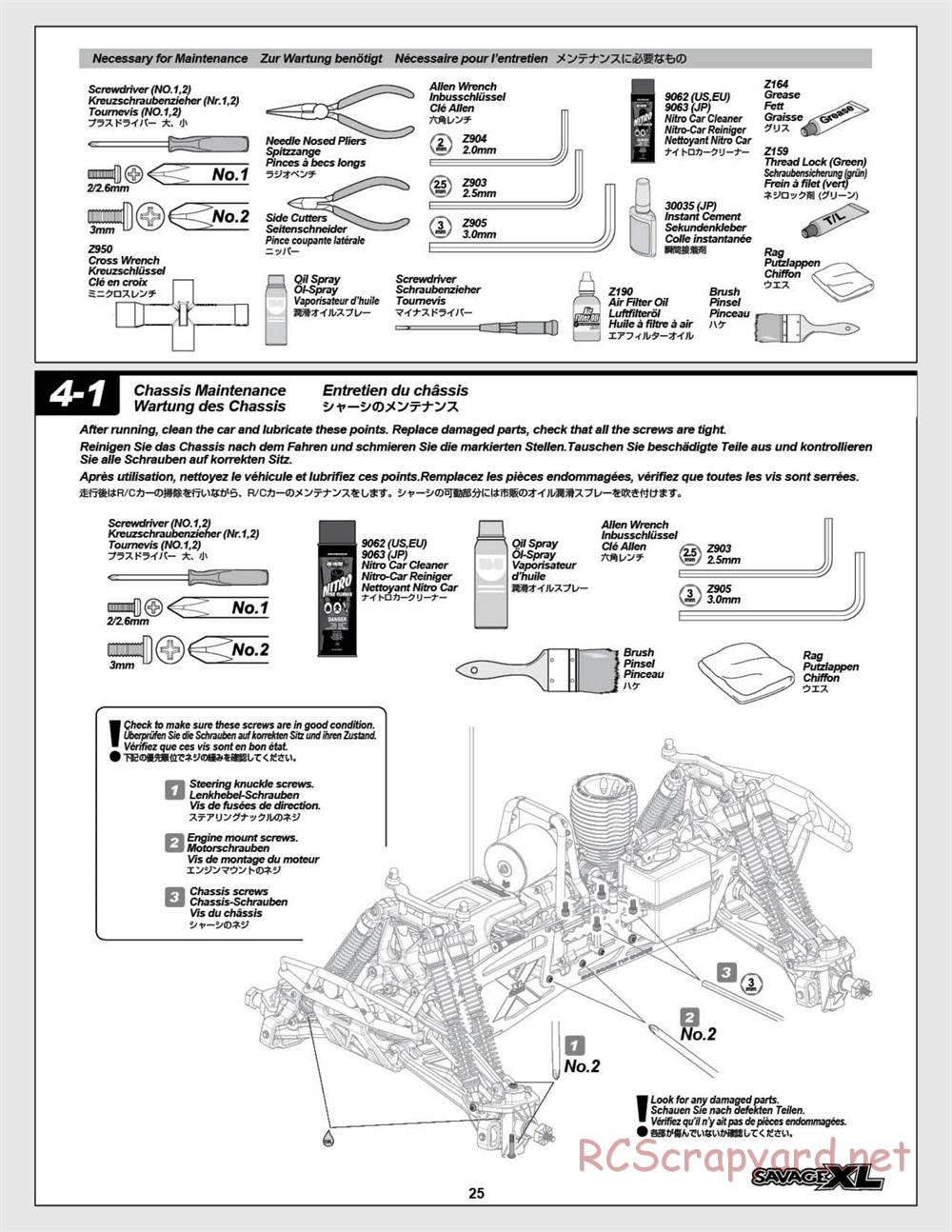 HPI - Savage XL 5.9 - Manual - Page 25