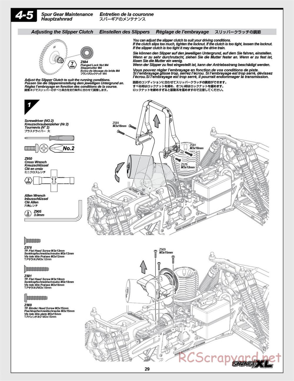 HPI - Savage XL 5.9 - Manual - Page 29