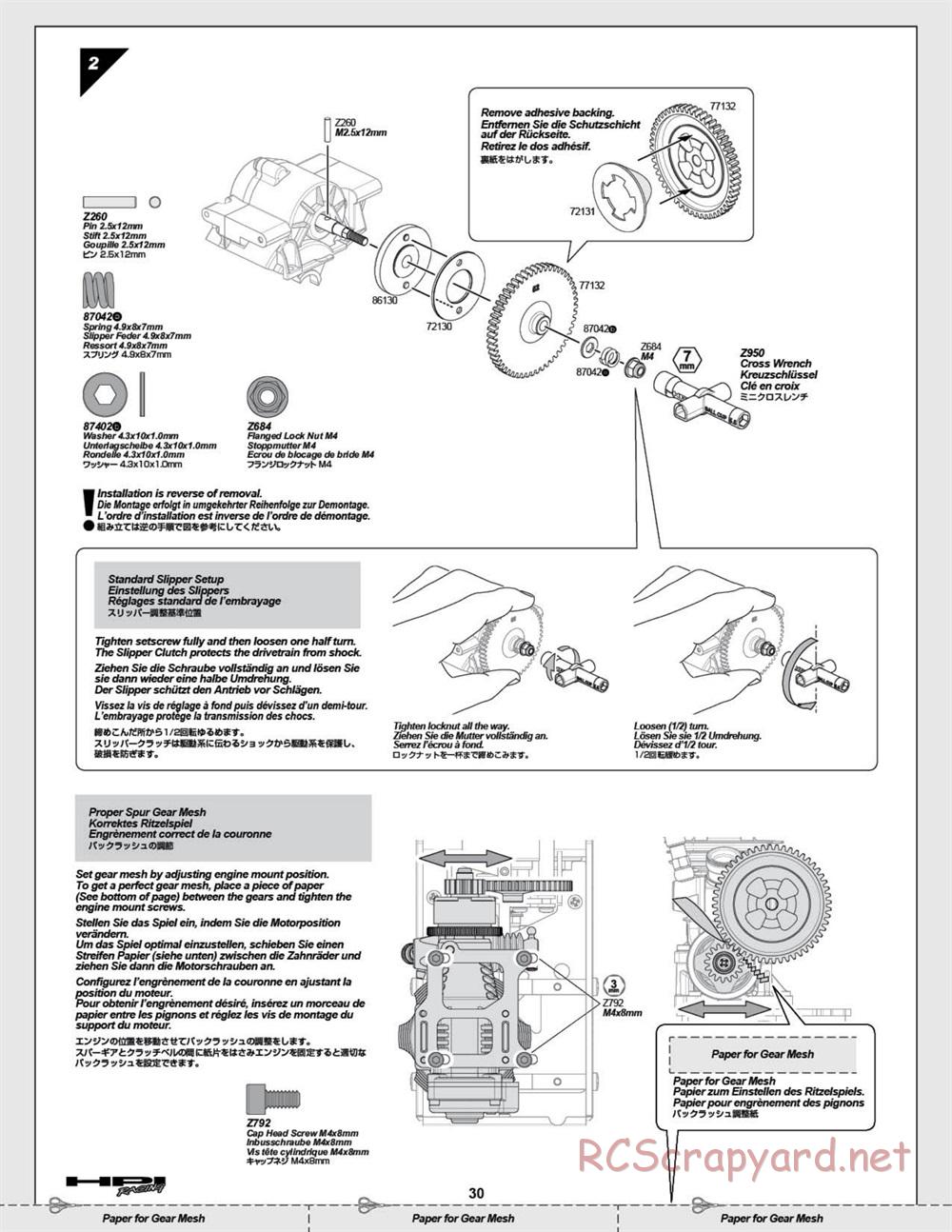 HPI - Savage XL 5.9 - Manual - Page 30