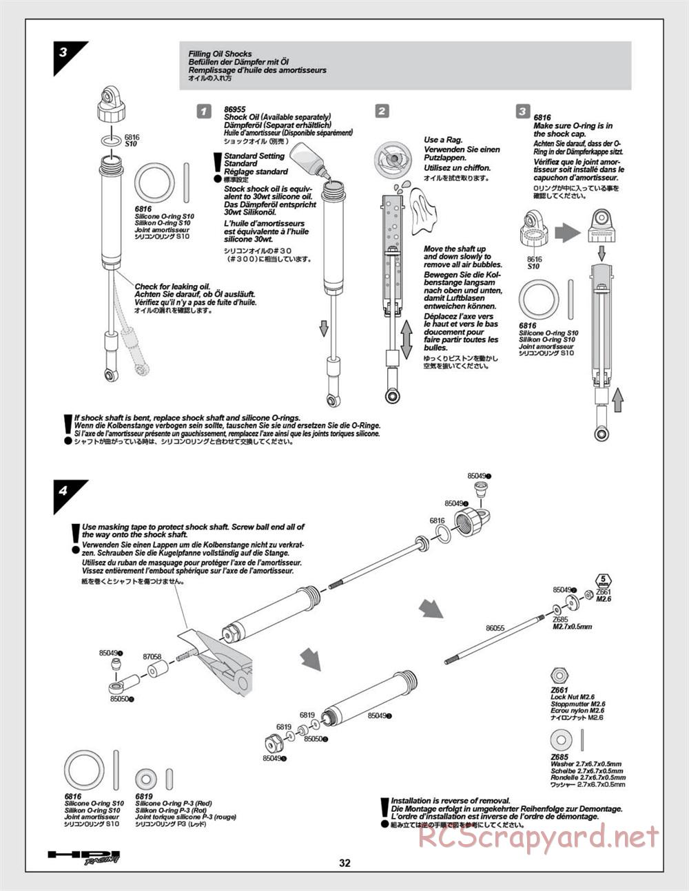 HPI - Savage XL 5.9 - Manual - Page 32