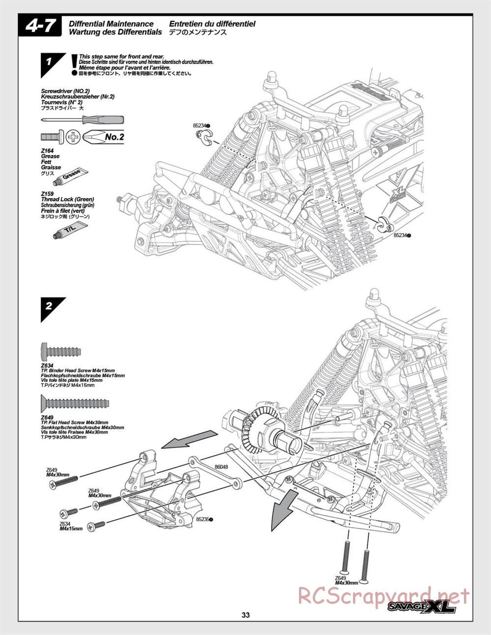 HPI - Savage XL 5.9 - Manual - Page 33