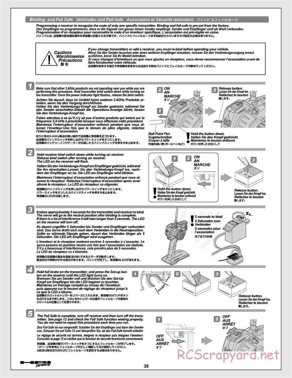 HPI - Savage XL 5.9 - Manual - Page 38