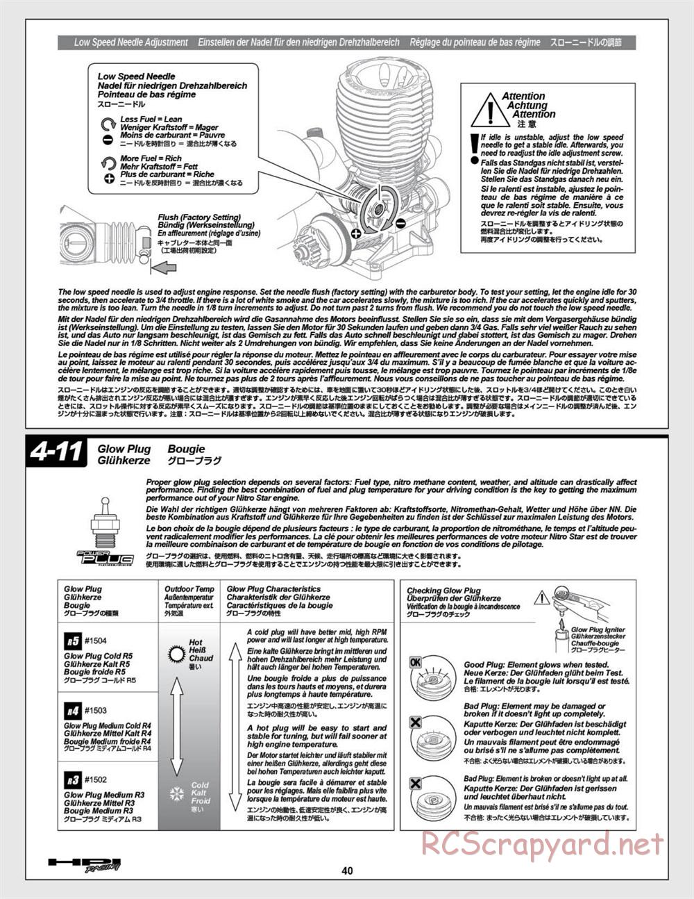 HPI - Savage XL 5.9 - Manual - Page 40