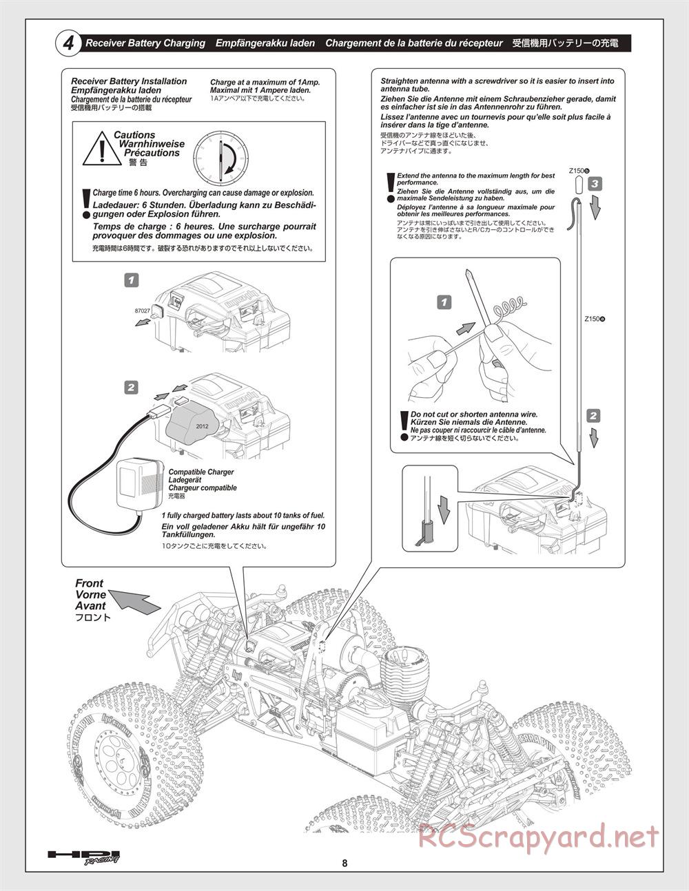 HPI - Savage XL 5.9 - Manual - Page 8