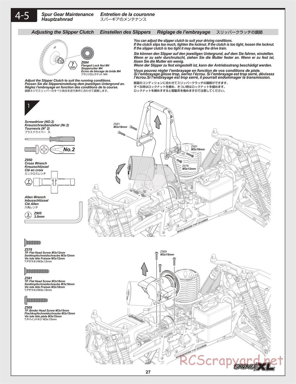 HPI - Savage XL 5.9 - Manual - Page 27