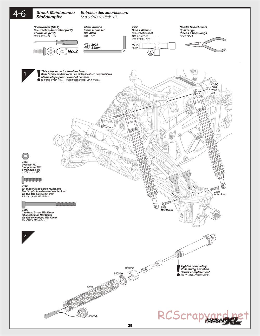 HPI - Savage XL 5.9 - Manual - Page 29