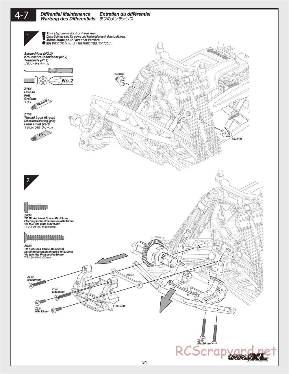 HPI - Savage XL 5.9 - Manual - Page 31