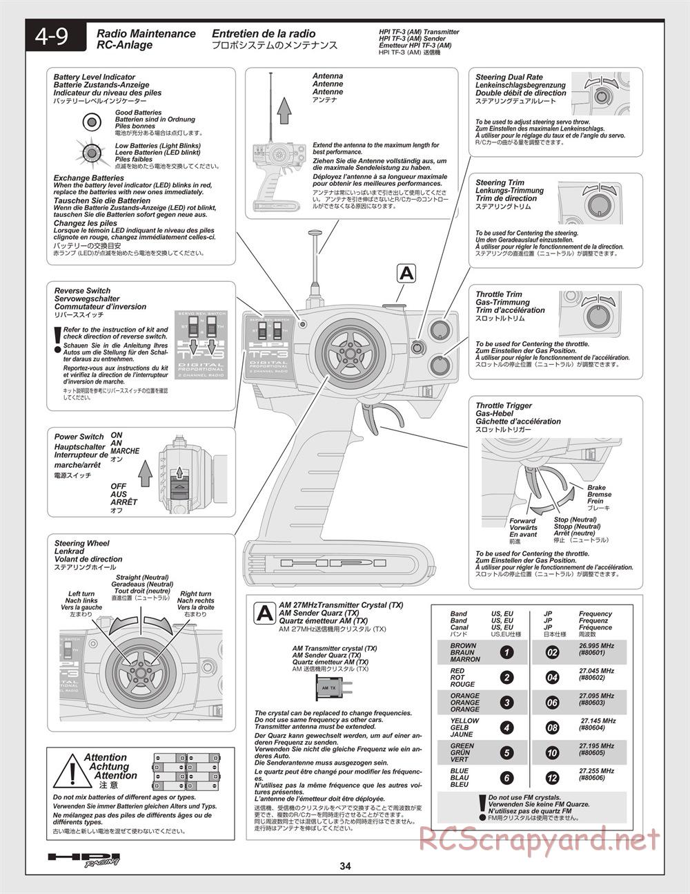 HPI - Savage XL 5.9 - Manual - Page 34