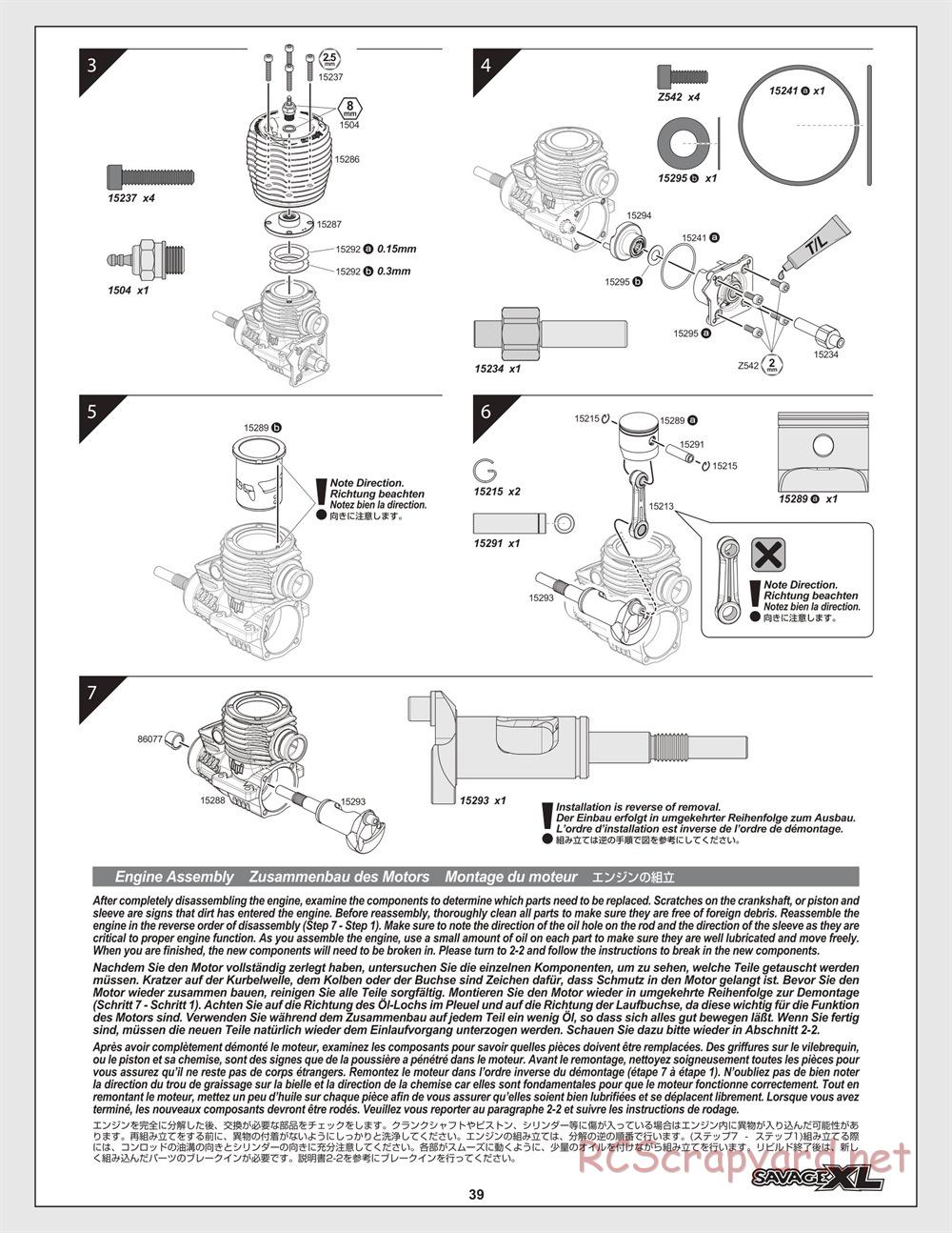 HPI - Savage XL 5.9 - Manual - Page 39